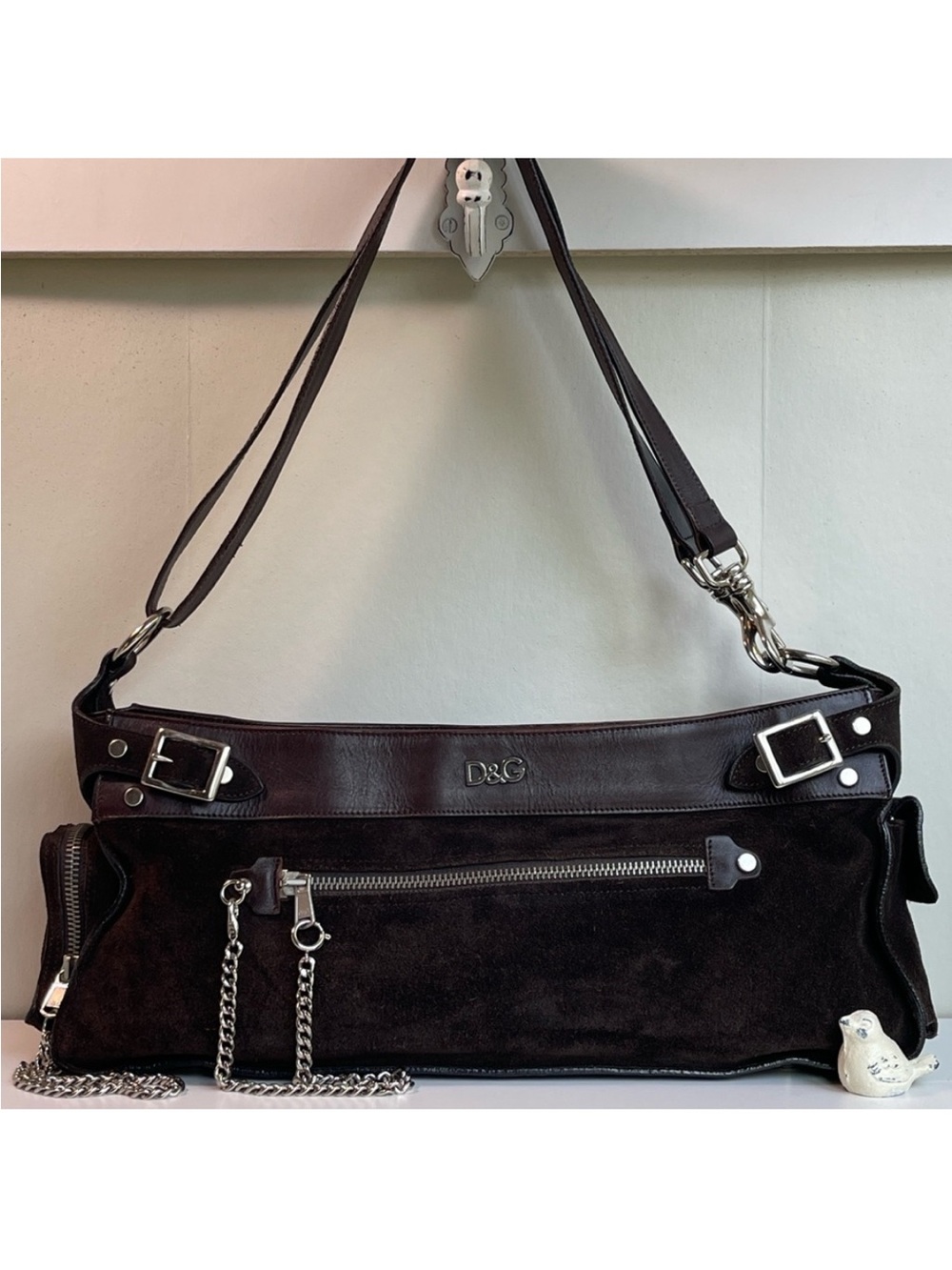 Dolce & Gabbana 1970 Vintage Leather Shoulder Bag